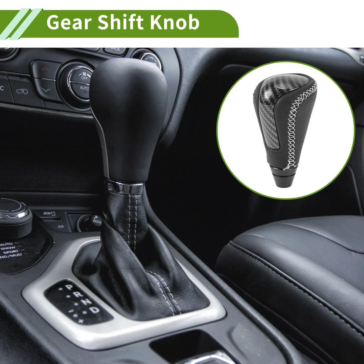 Faux Leather Automatic Gear Shift Knob for Lexus GS300 2006-2011