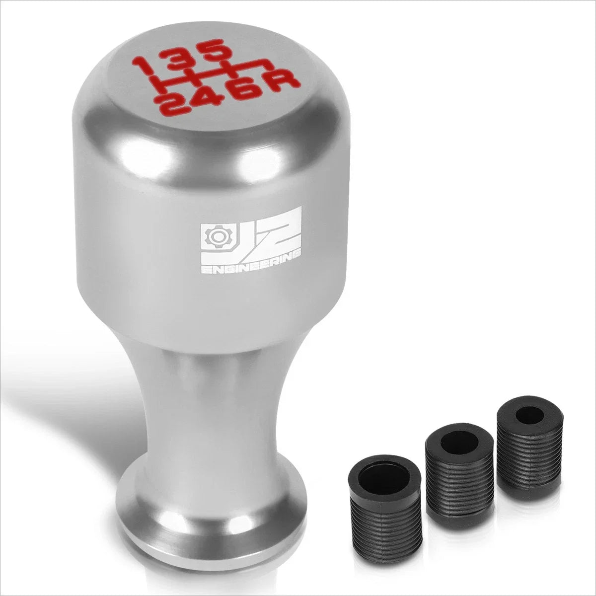 J2 Aluminum 6-Speed Manual Shift Knob for (Universal)