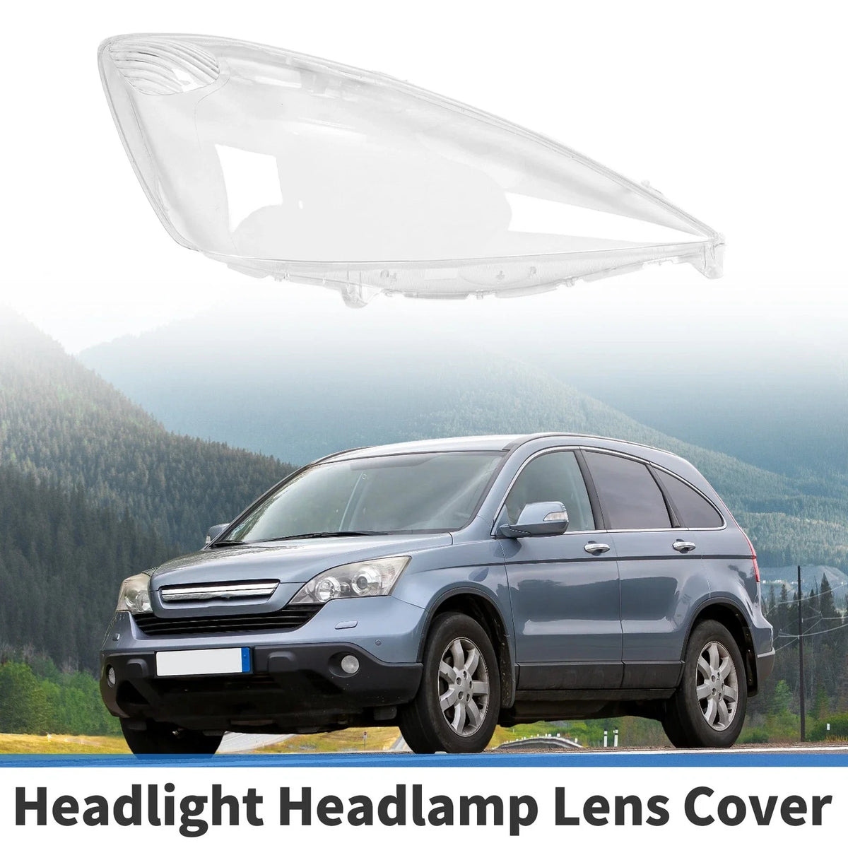 Headlight Lens Cover for Honda Fit (2009–2010) PC Clear