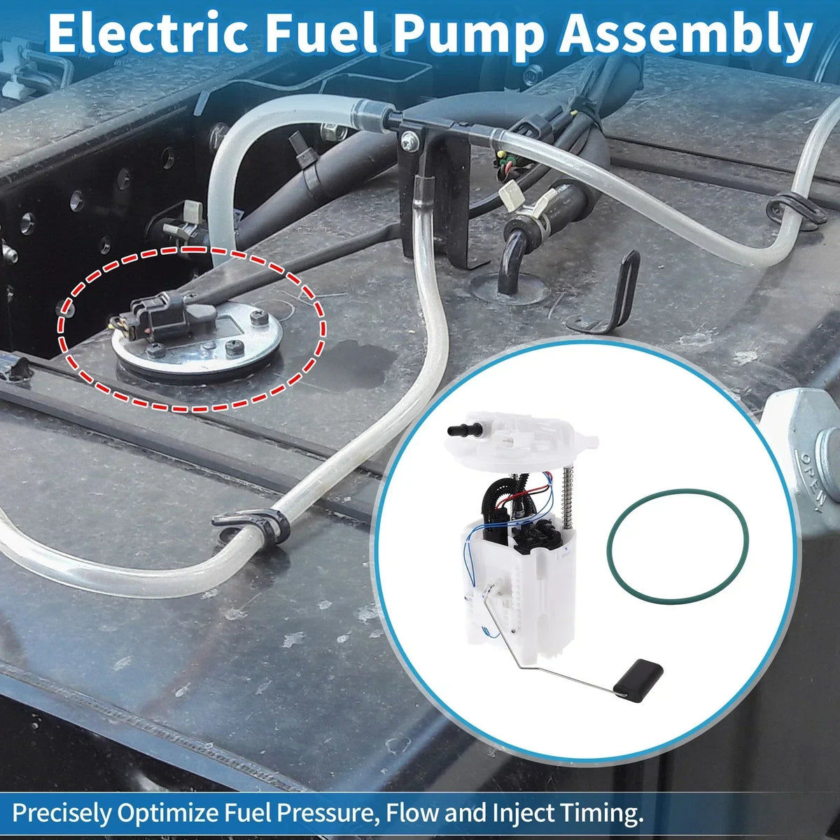 Electric Fuel Pump Assembly for Chrysler Dodge Grand Caravan 2008-2020