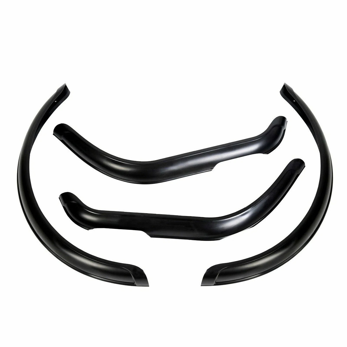 Set of 4 Black Fender Flares for Jeep CJ5/CJ7 (1955–1986)