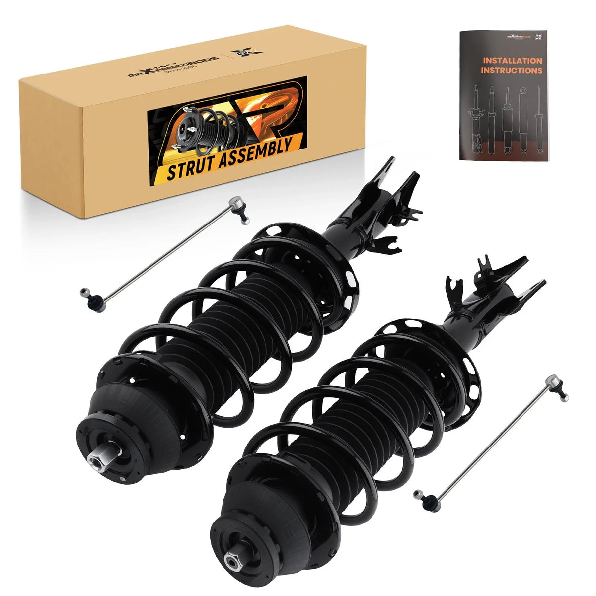 Front Strut and Spring Assembly with Sway Bars for Honda HR-V AWD 2016-2020