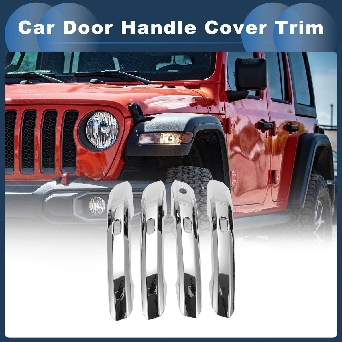 Car Door Handle Cover Trim for Audi Q5 (2018–2019)