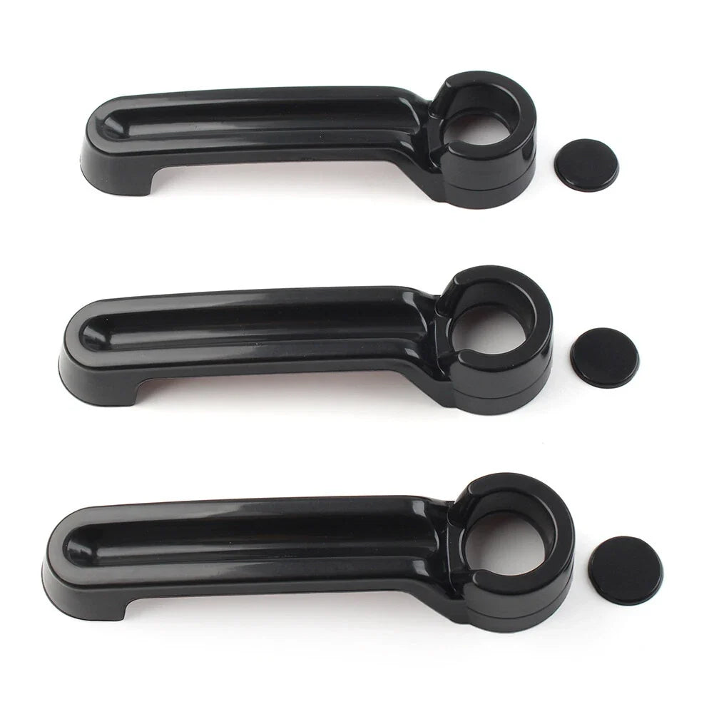 6 Pcs Exterior Door Handle Tailgate Cover Trim for Jeep Wrangler JK (2007–2017)