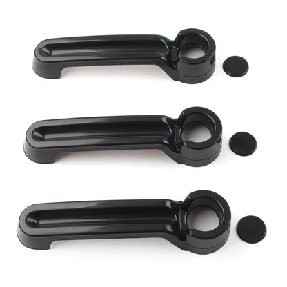 6 Pcs Exterior Door Handle Tailgate Cover Trim for Jeep Wrangler JK (2007–2017)