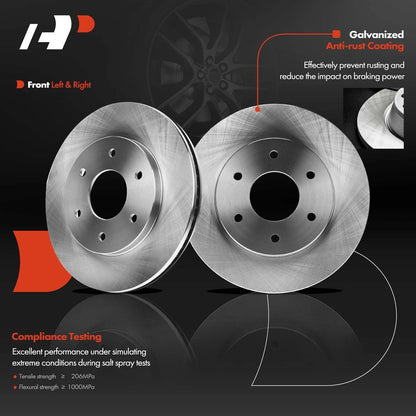Front Brake Pads & Disc Rotors for Nissan Titan Armada (2004–2023)