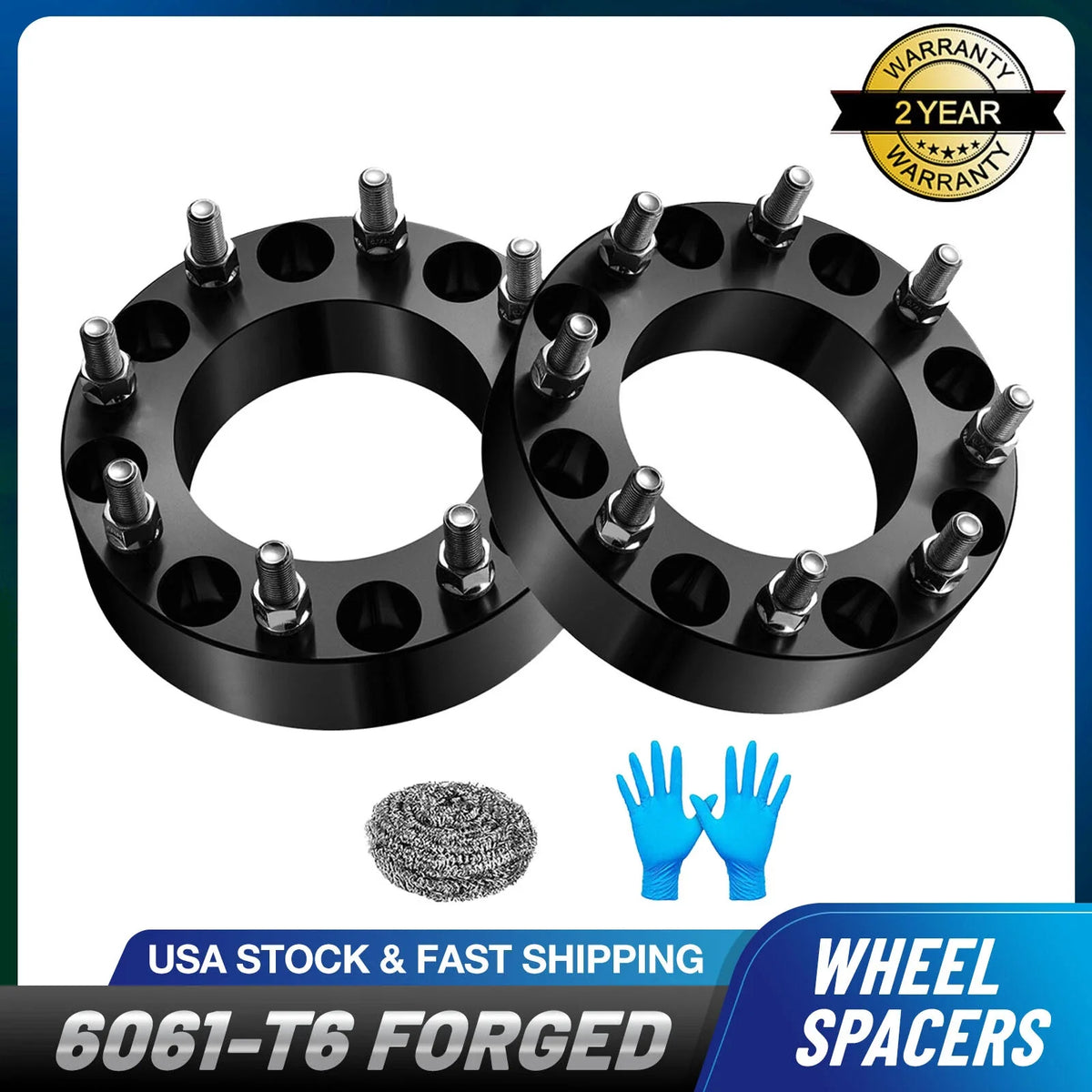 Set of 2 Wheel Spacers for Chevrolet Silverado 2500 HD (2011–2022)