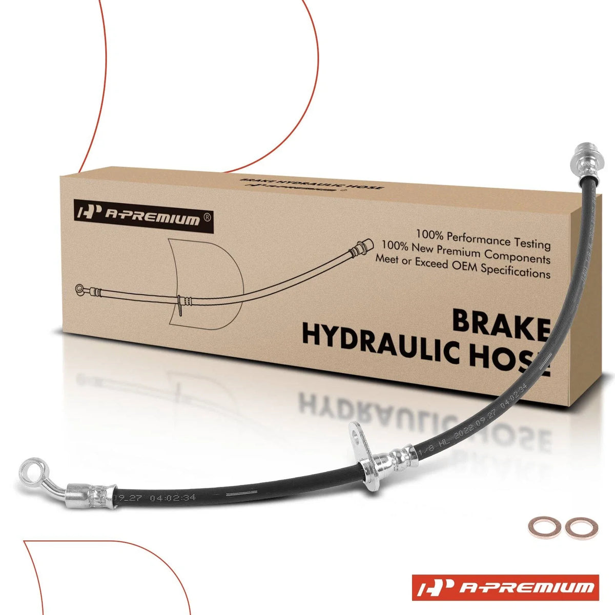 Front Right Brake Hydraulic Hose for Honda Crosstour (2012–2015)