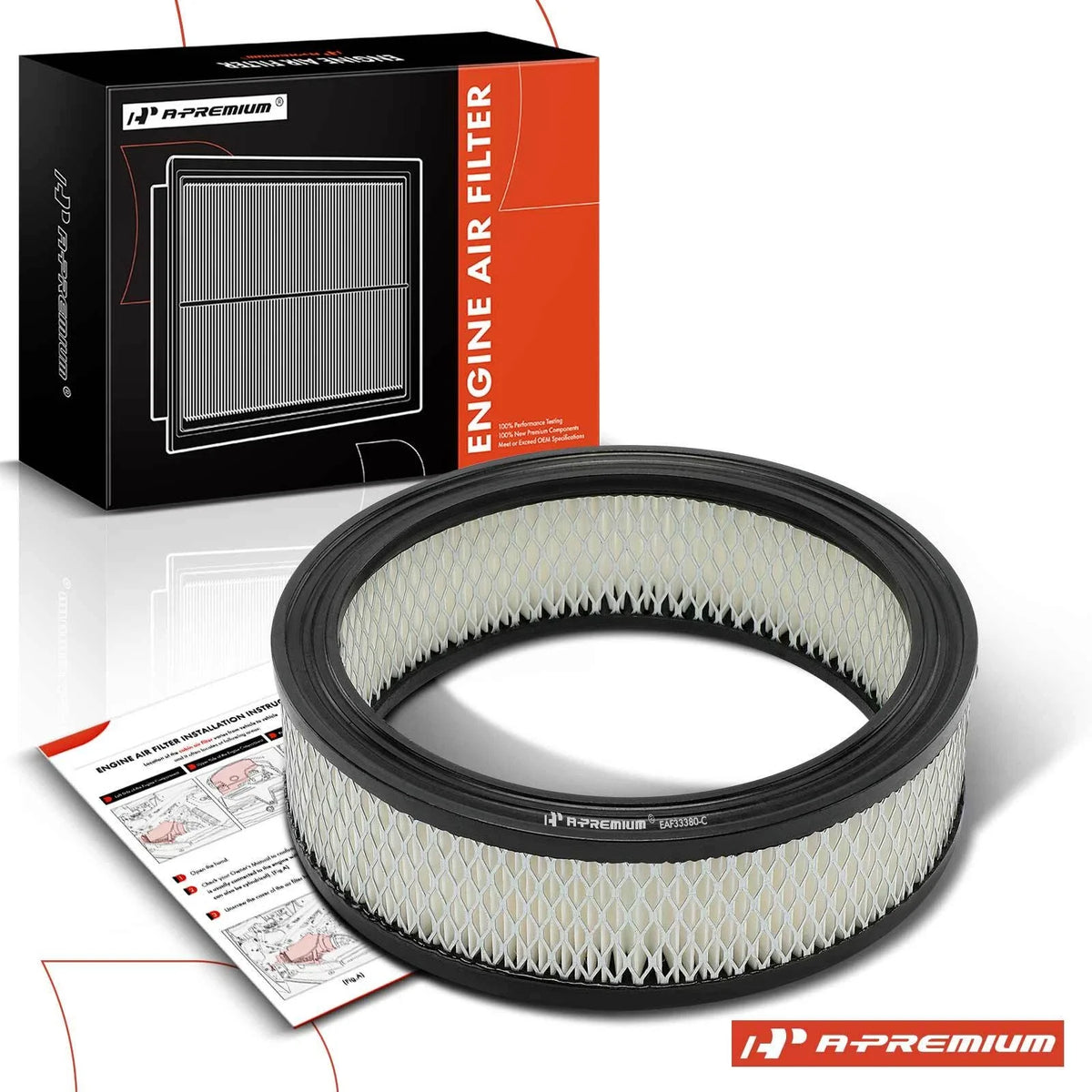 Engine Air Filter for Chevy Camaro, Buick Century, GMC S15 (1982–1992)