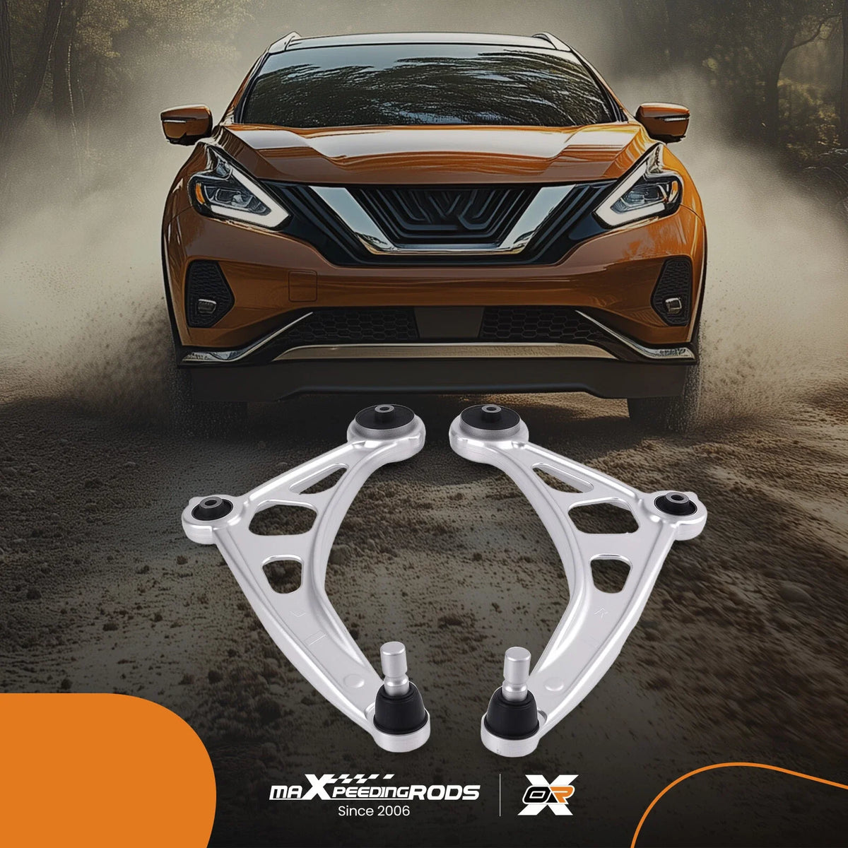 2X Front Lower Control Arms with Ball Joints for Nissan Murano (2015–2022)