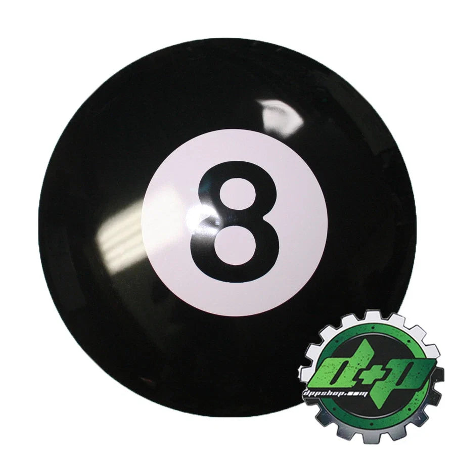 15" Domed Tin Metal Sign 8 Ball Wall Decor for Pool Sport Party