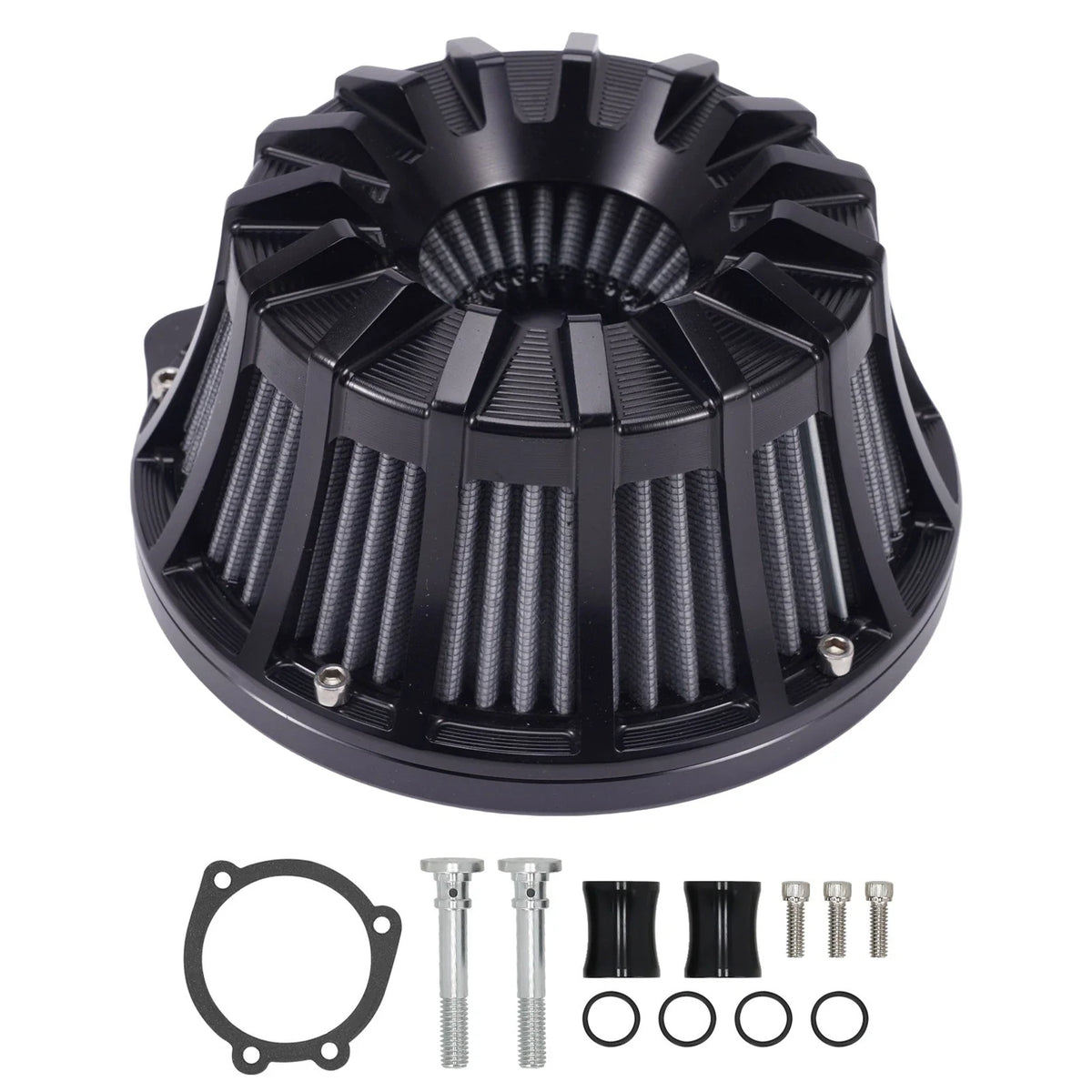 Turbine Air Filter Cleaner Intake Kit for Harley Softail Touring 2000-2023