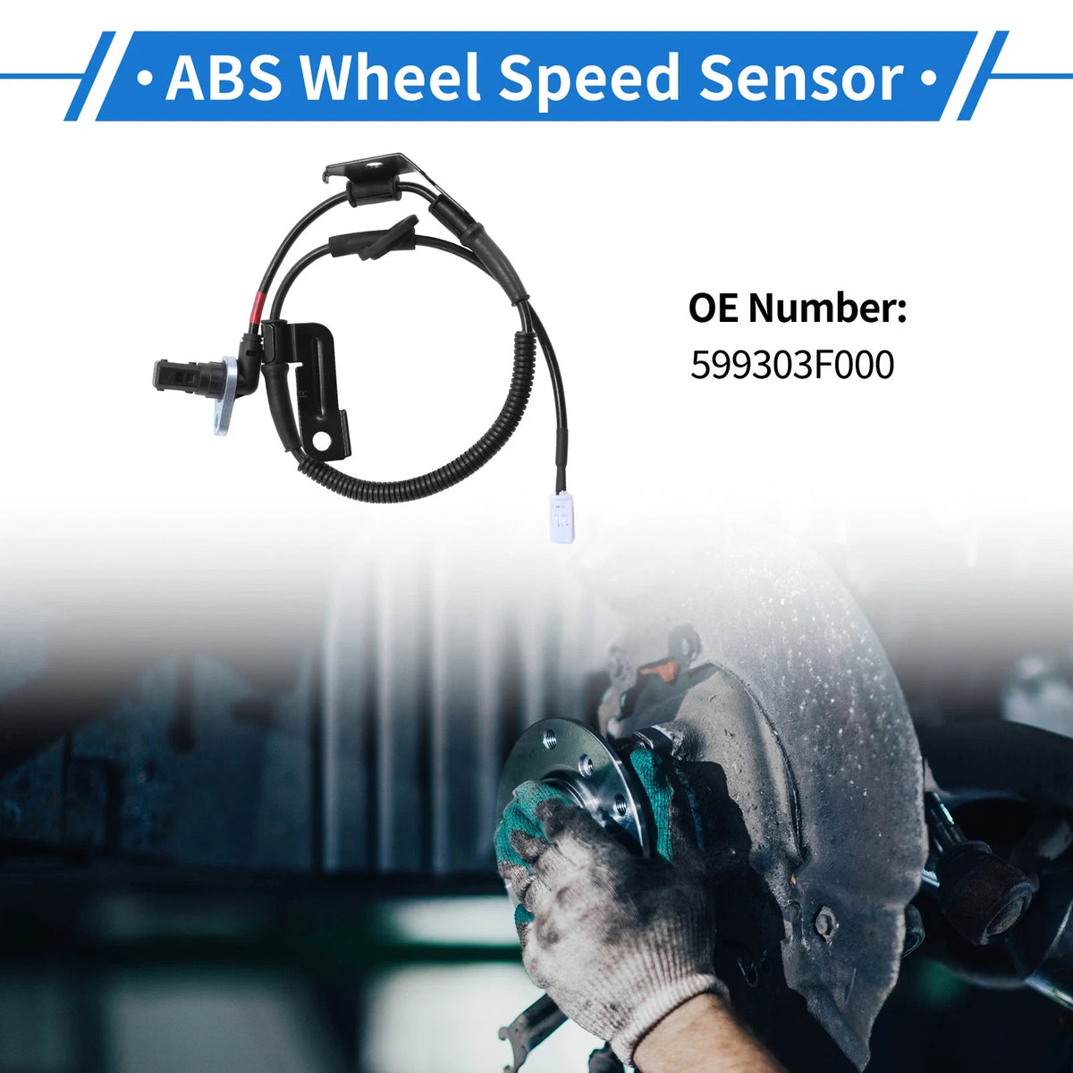 ABS Wheel Speed Sensor No. 599303F000 for KIA Amanti (2004–2006)