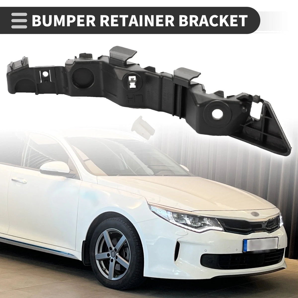 1pc Left Front Bumper Retainer Bracket No.865133W000 for Kia Sportage (2011–2015)