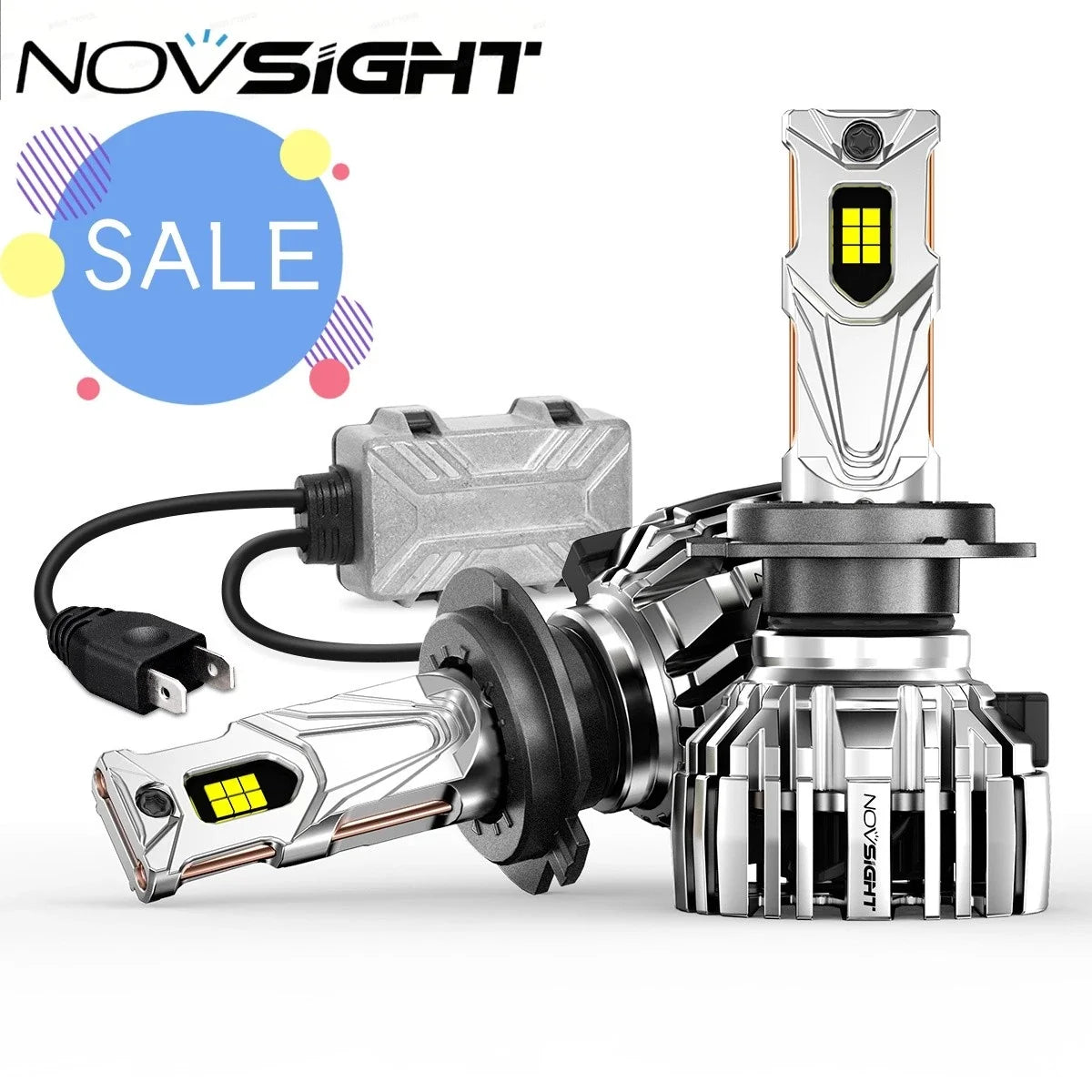 H7 LED Headlight Bulbs for 6500K Brightness - 400% Brighter