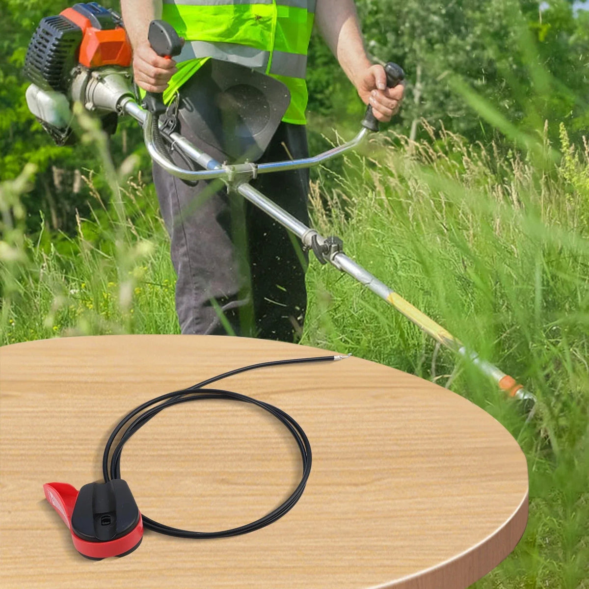 Throttle Control Cable for Mowers (Coated)