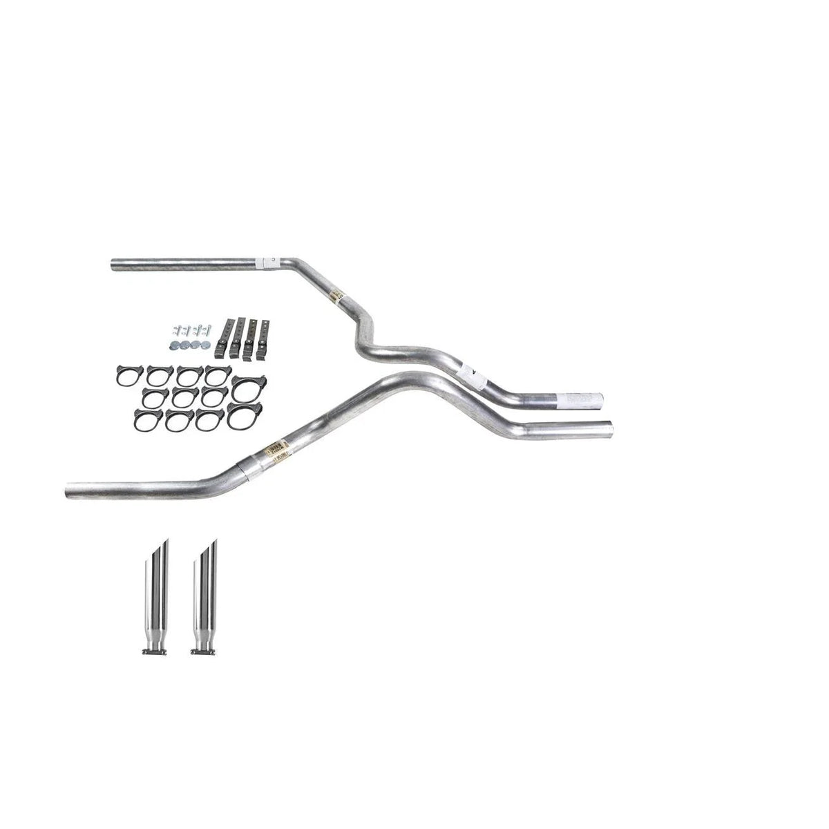 Dual Exhaust Pipe for Titan (2004–2005) 2.5" No Muffler SC Tip