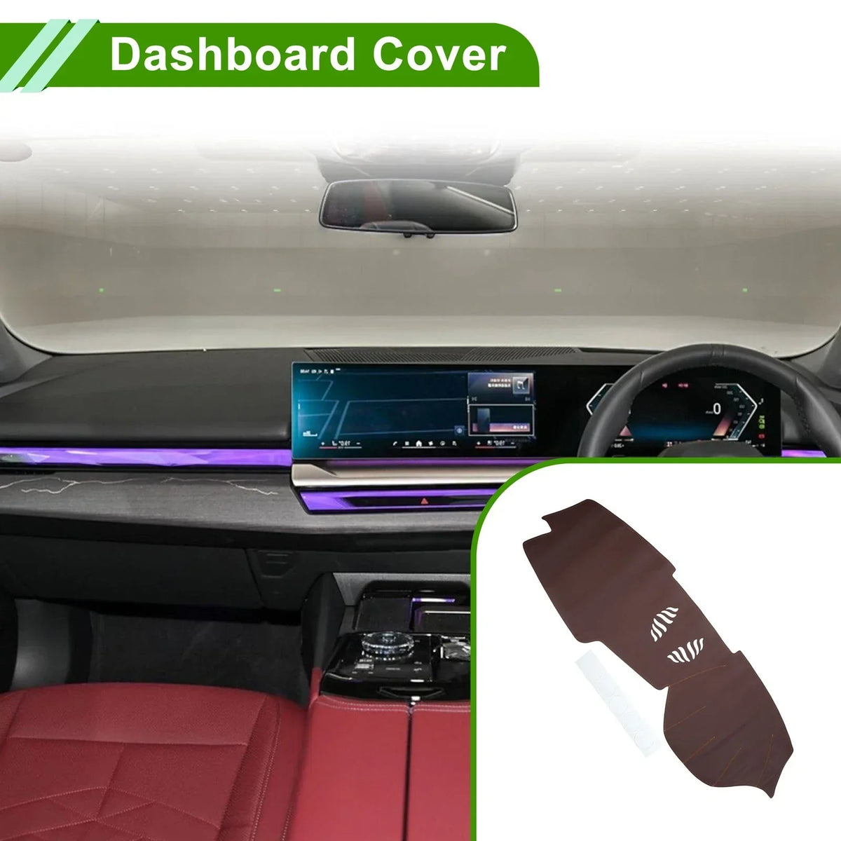 Brown Dashboard Cover for BMW X5 X6 (2019 - 2022)