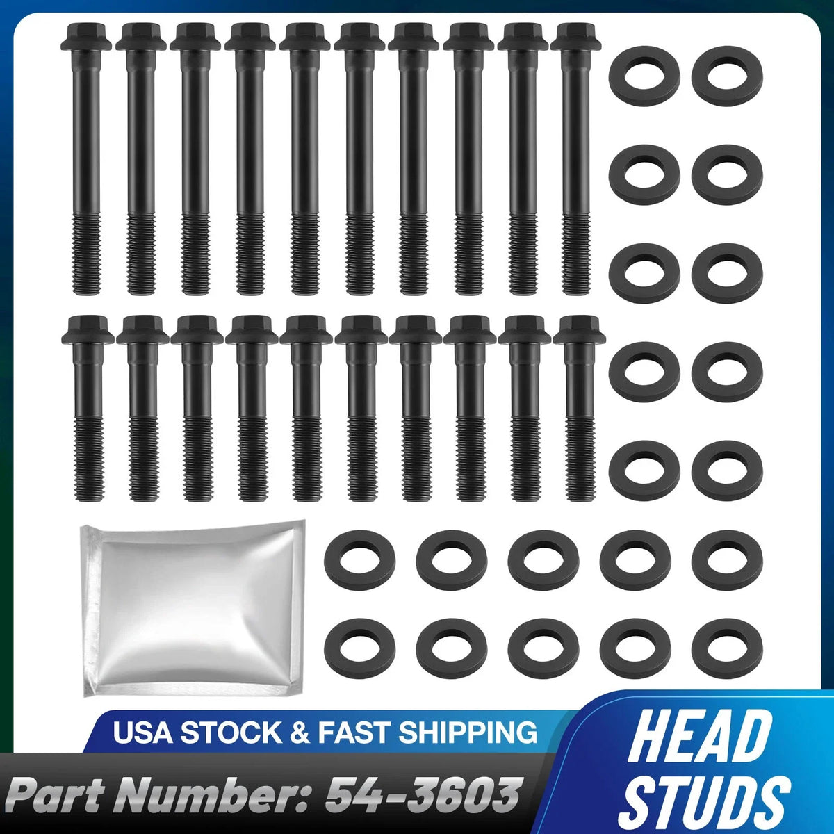 Cylinder Head Bolt Kit for Ford 351W 5.8L (1970–1997)