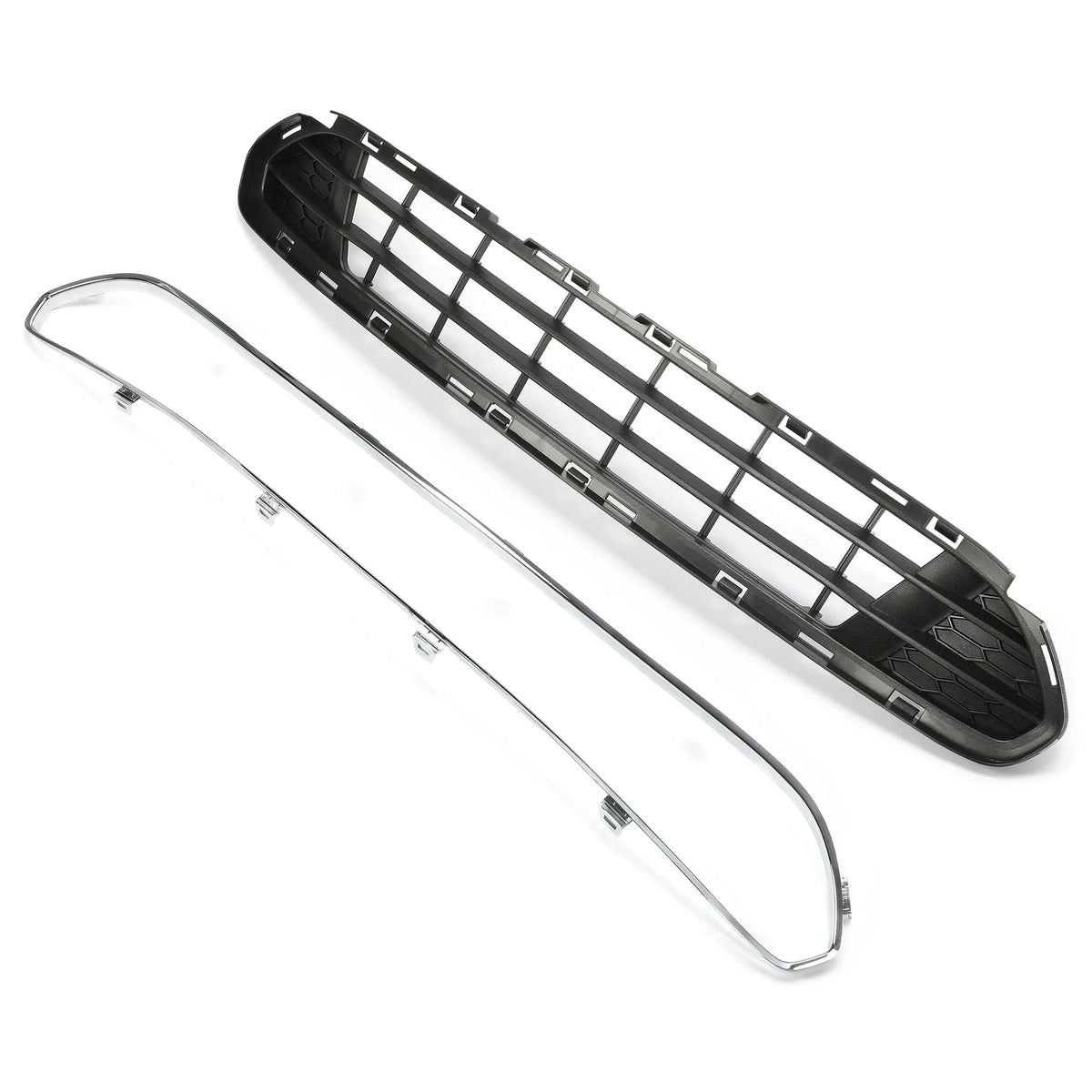 Front Grille Trim Kit - Black/Chrome for Ford Fusion 2010–2012
