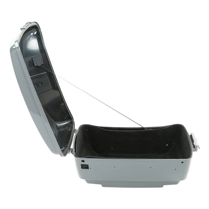 Trunk Plate Mount in Gunship Gray for Harley Electra Glide 2014-2024
