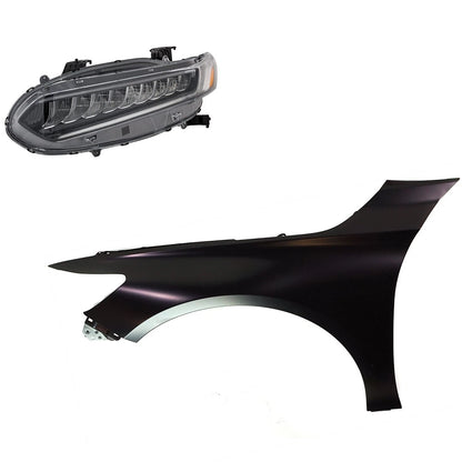 Headlight Kit for Honda Accord (2021–2022) Driver LH Side Fender 33150TVAA91