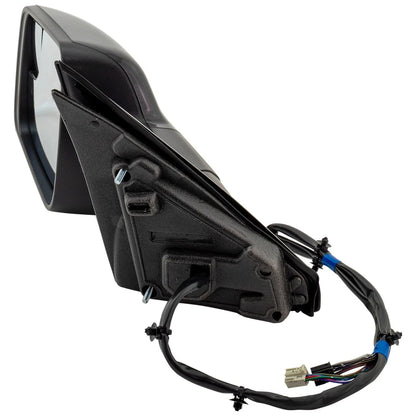Left Heated Folding Mirror with Turn Signal in Black for Ram 1500 2019-2022