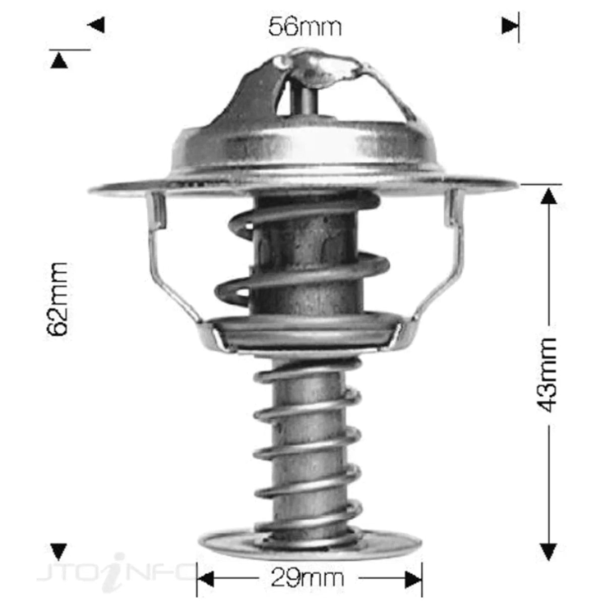 Thermostat 2.4L by Dayco for Mitsubishi Outlander ZE (2003-2004)