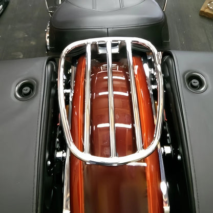 Chrome Solo Rack for Luggage - Harley Street Bob 114 (2021–2025)