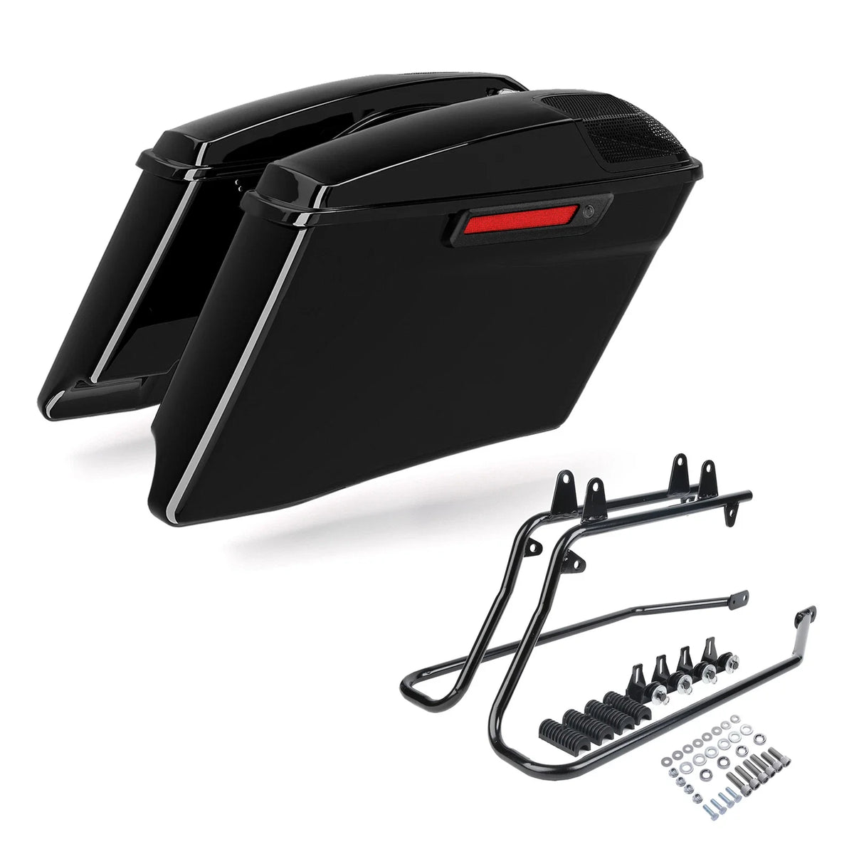 4" Stretched Saddlebags Bracket for Harley Softail (1984–2017)