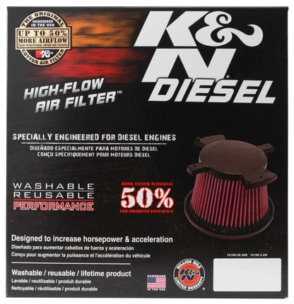 Engine Air Filter - K&N for Dodge Ram 2500 3500 (2010–2012)