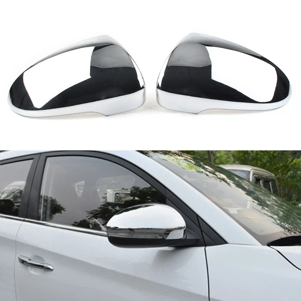 Rear View Mirror Chrome Trim Cover for Hyundai Tucson 2015-2020
