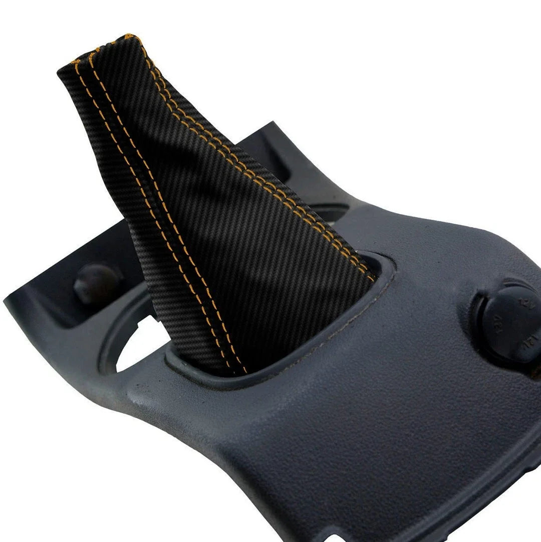 Manual Shift Boot for Chevrolet Cobalt (2005–2010) Carbon Orange Stitch