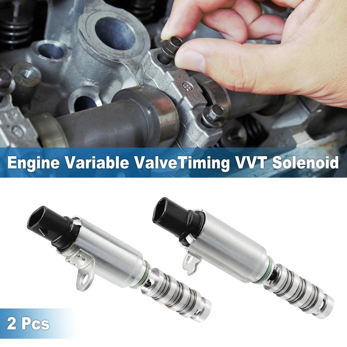 2X Variable Valve Timing VVT Solenoid for Kia Sedona (2015–2018) No. 243553CAB2