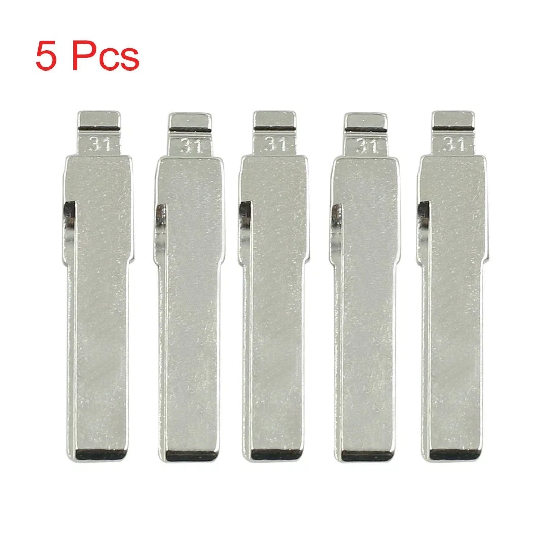 5pcs Metal Uncut Insert Blank Blade Key for Audi A6 