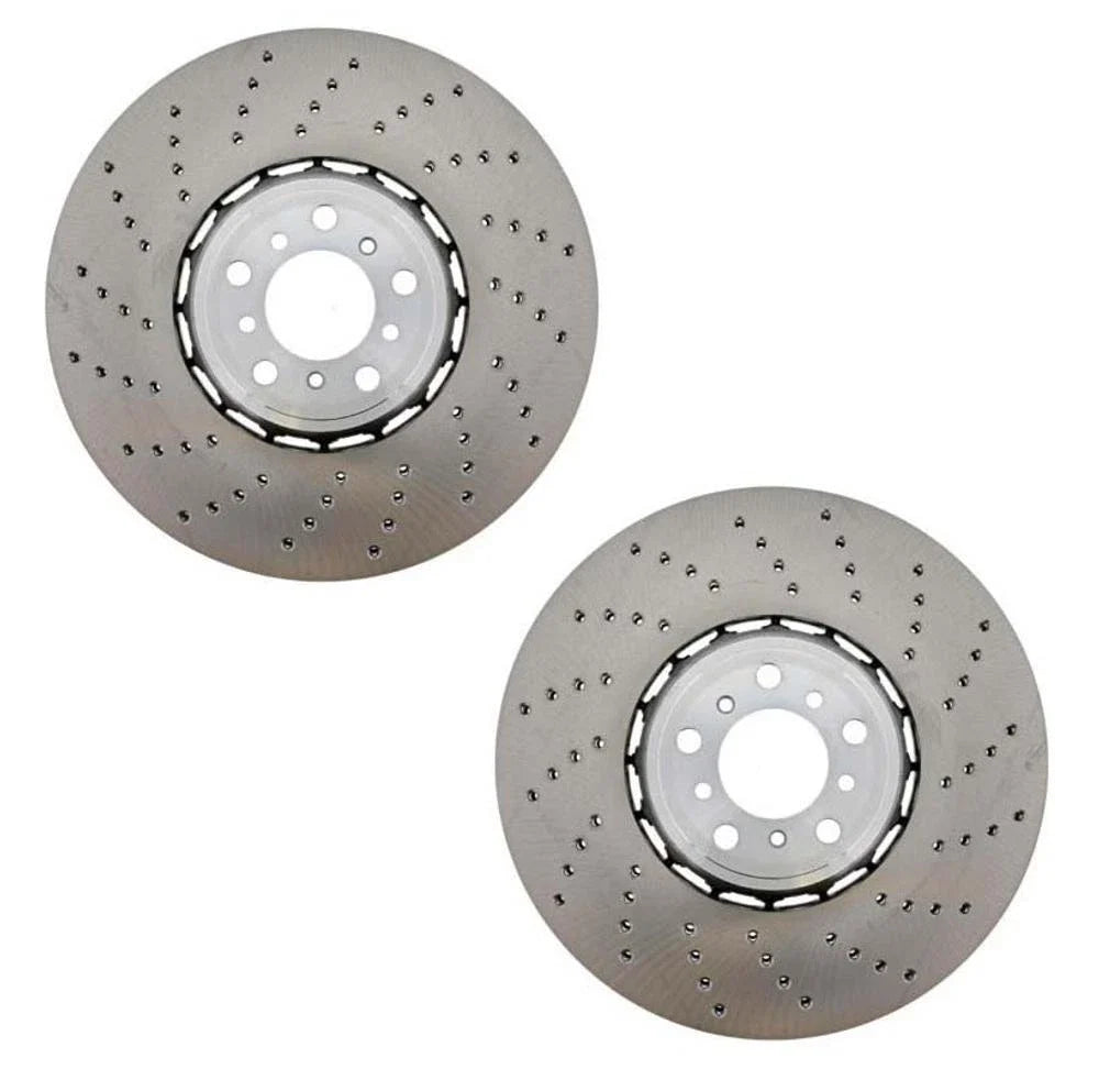 Set of 2 Front Vented Brake Disc Rotors for BMW F85 F86 X5 X6 M