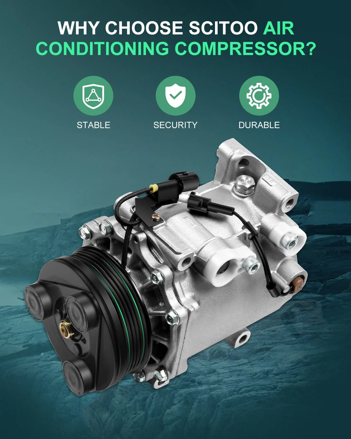 A/C Compressor Unit for Mitsubishi Lancer Outlander 2004-2006
