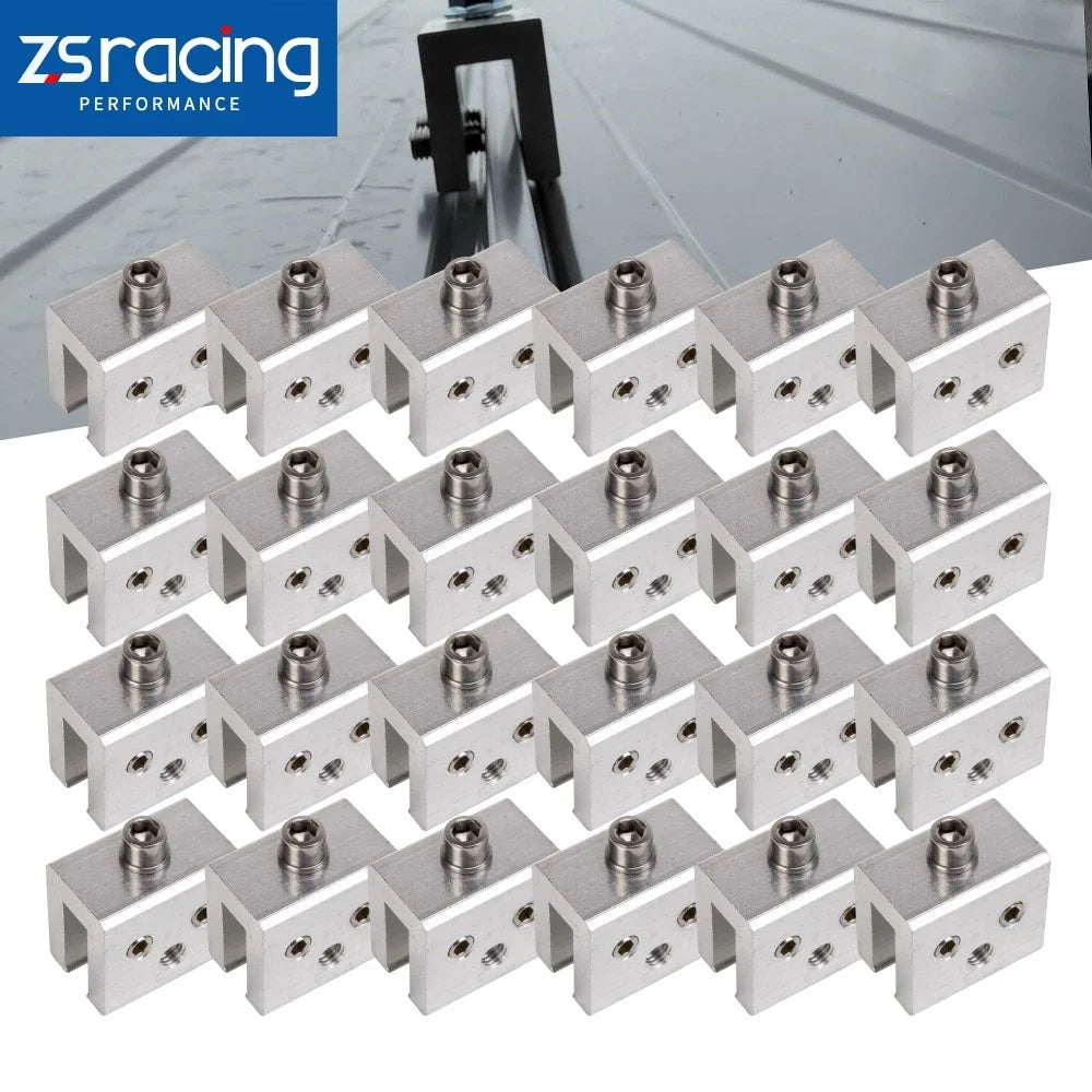 24PCS Roof Clamps for Solar Panel Bracket - Standing Seam