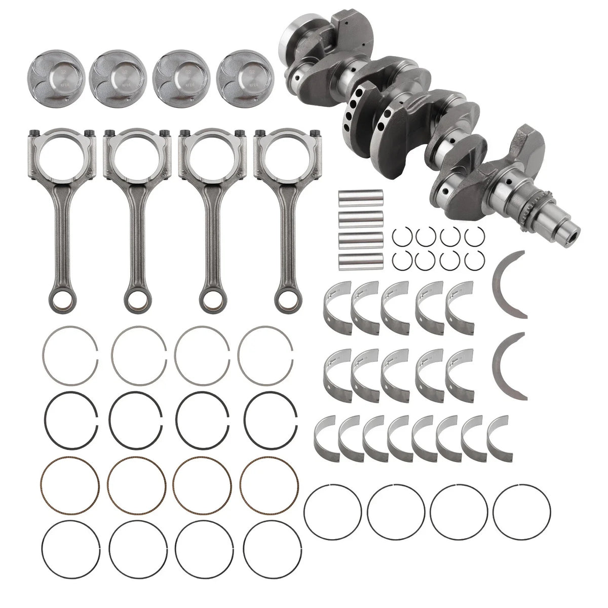 Engine Crankshaft, Con Rod, Piston & Bearing Kit for Hyundai Kia 2.0L