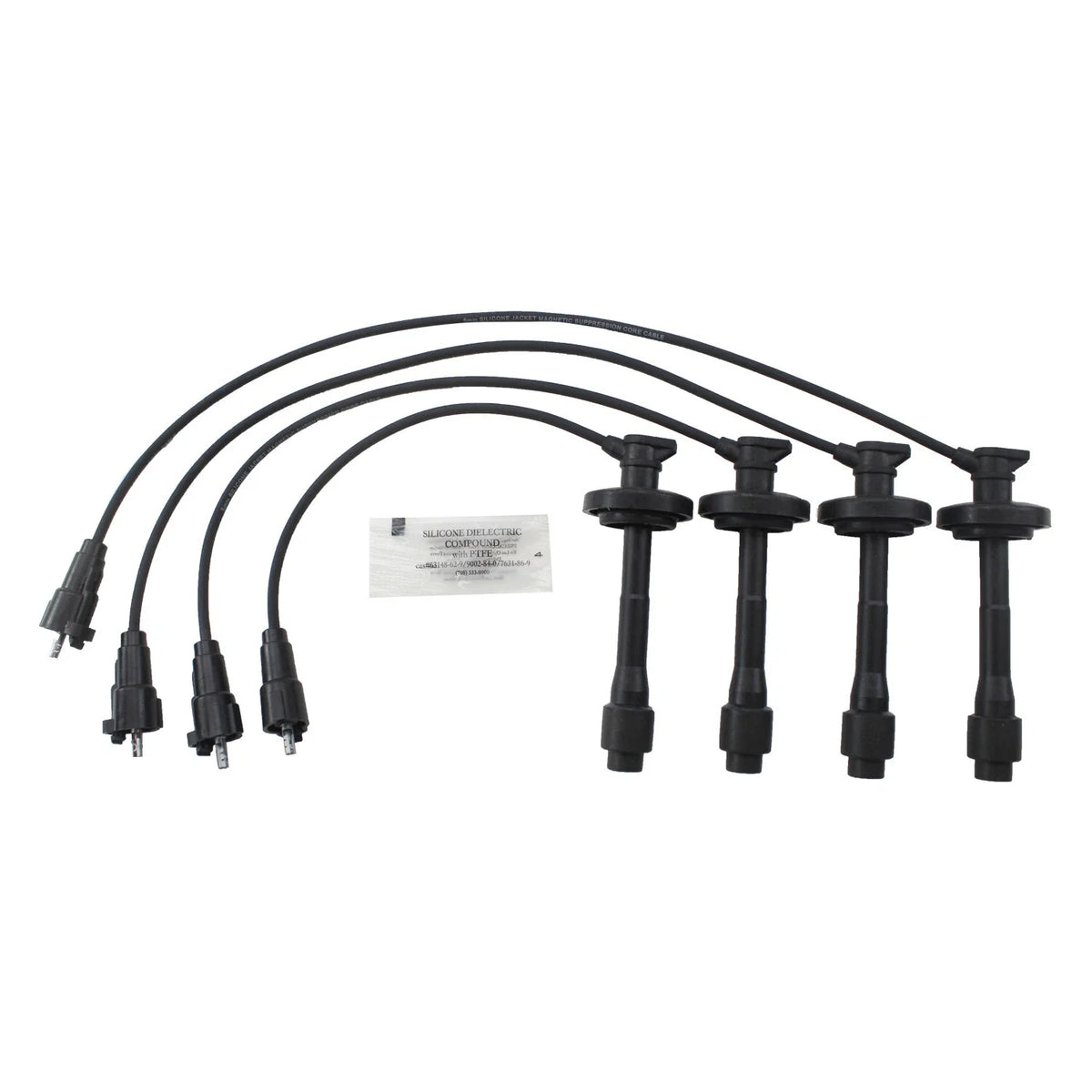 Ignition Wire Set 5mm for 1.8L L4 Chevy Prizm & Toyota Corolla (98-02)