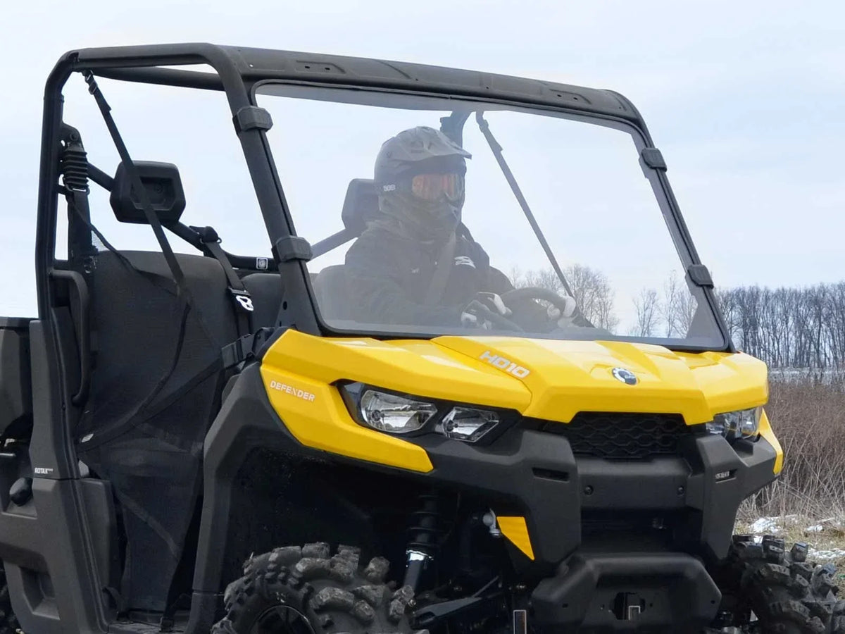 SuperATV Heavy Duty Windshield for Can-Am Defender (2015–2023)