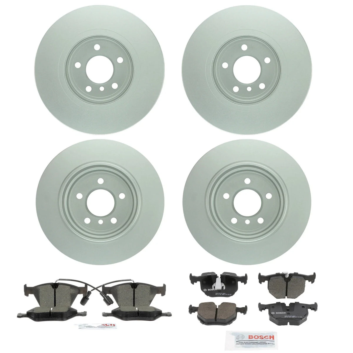 Bosch QuietCast Brake Pad Kit & Rotors for BMW X3 E83 (2004–2010)
