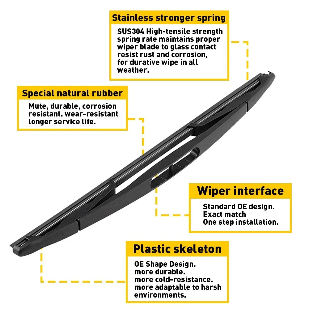 Rear Wiper Arm and Blade for Ford Flex Escape (2008–2019) BA8Z17526A