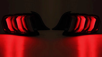LED Sequential Tail Lights for Ford Mustang (2015–2023) - Red Lens