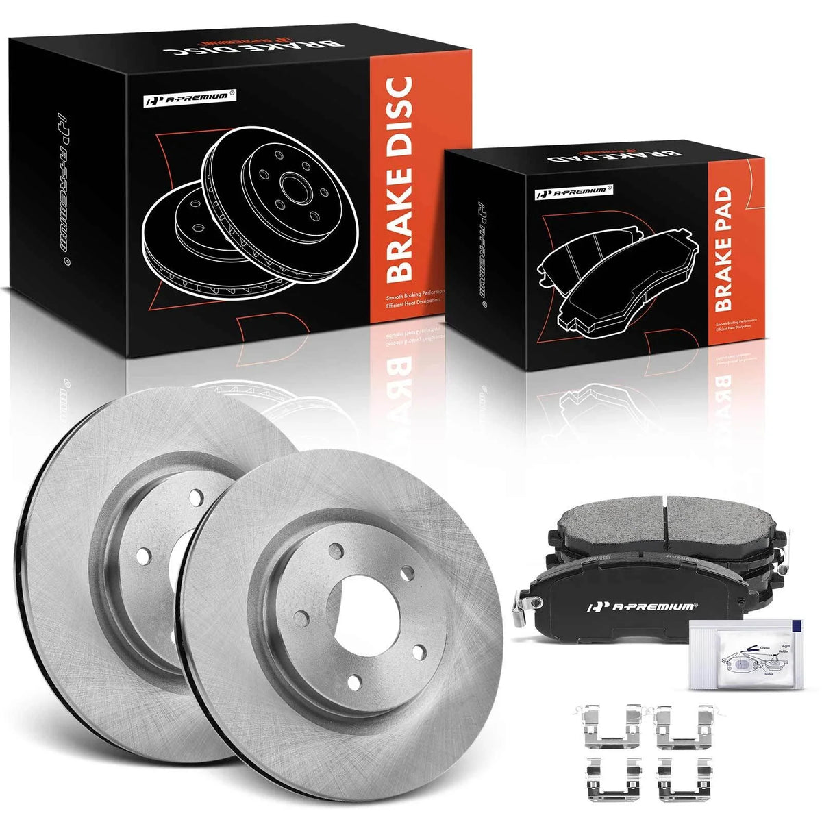 Front Disc Brake Rotor & Ceramic Pad Set for Nissan Juke (2011–2017)
