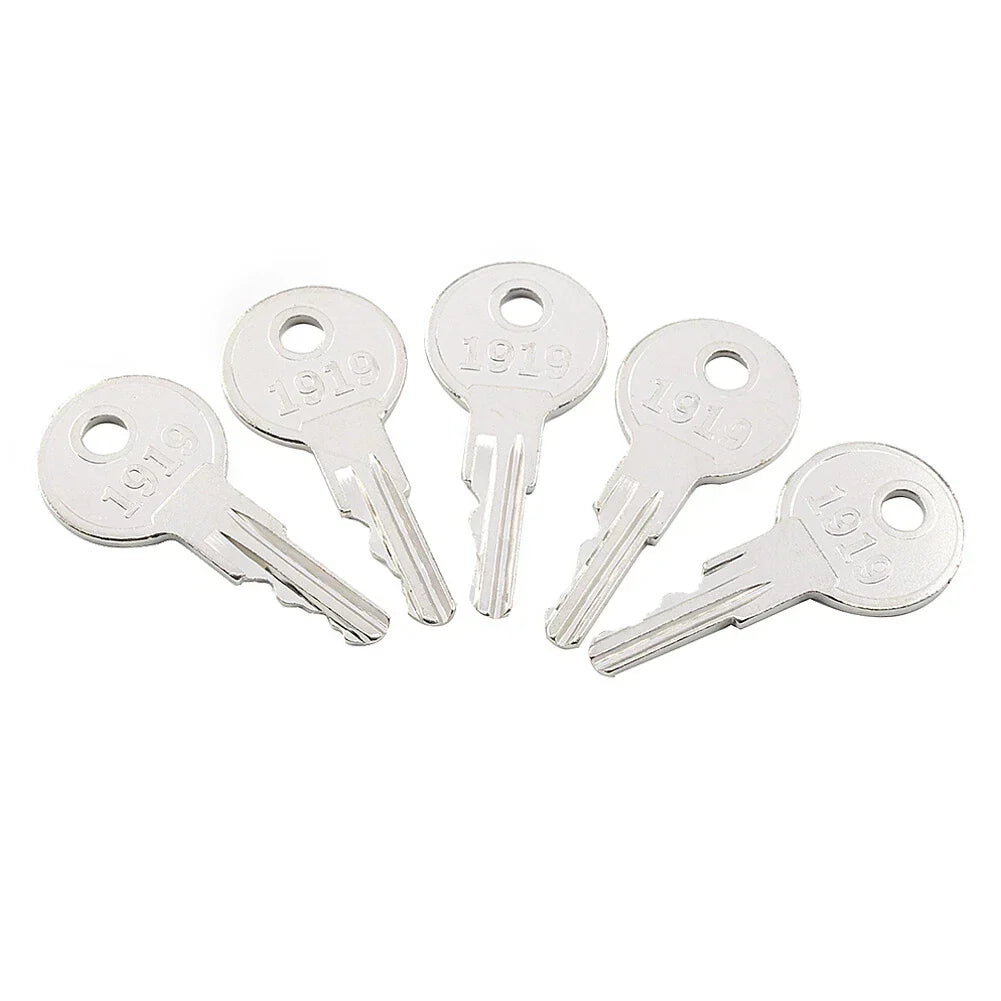 5 Ignition Keys with Key Ring for EZGO Golf Carts (1982 - Present)