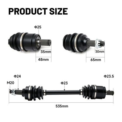 Rear Drive Shaft CV Axle for Honda Rancher Rubicon Foreman 520 420 2005-2023