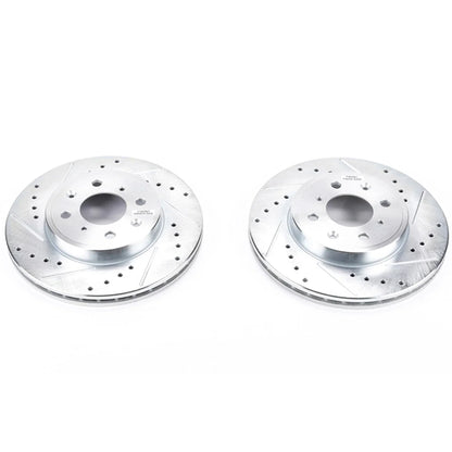 Set of 2 Brake Discs for 2015–2020 Honda Fit