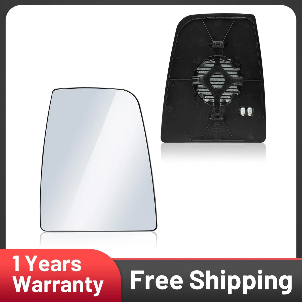 Tow Mirror Glass Upper Right Side for Ford Transit 150 250 350 (2015–2022)