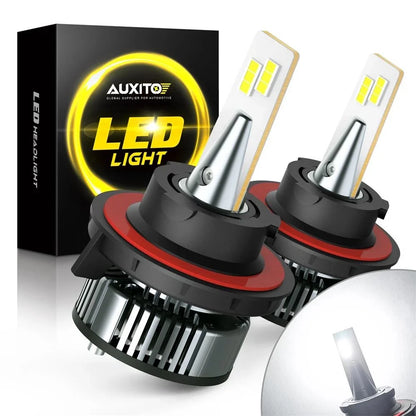 2X AUXITO 9012 LED Headlight Bulbs - 6500K, Hi/Low Beam, 16000LM